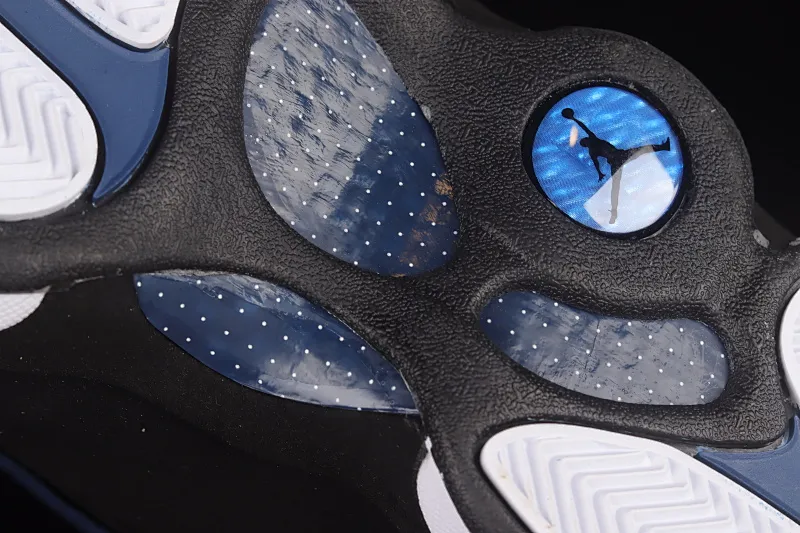 All categories Air Jordan Jordan series basketball shoes Air Jordan 13 pure original version Air Jordan 13 Flint AJ13 Joe 13 navy black and blue 3M reflective basketball shoes DJ5982-400